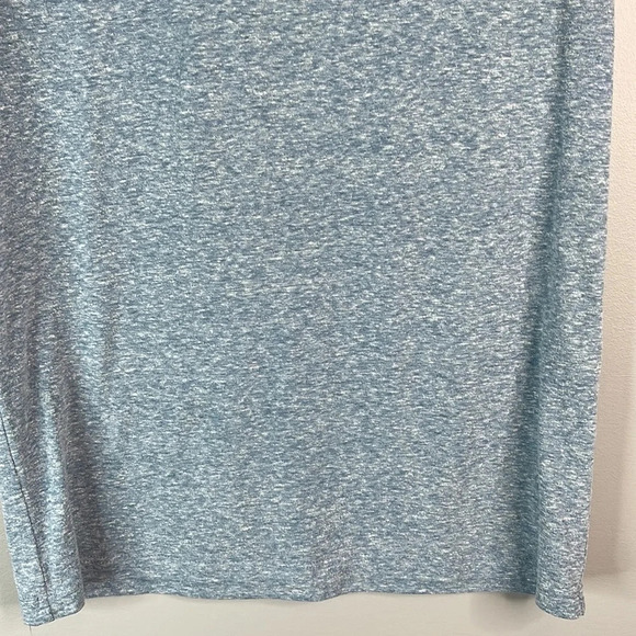 OBEY Graphic Logo Crewneck T-Shirt Heather Blue Short Sleeve USA Baddie Size M - Picture 4 of 10